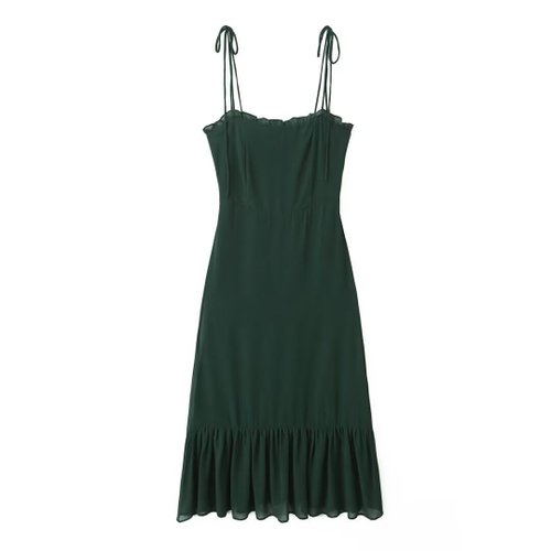 Bodycon Cami Dress - Elegant Retro Slim Fit KUN-00011