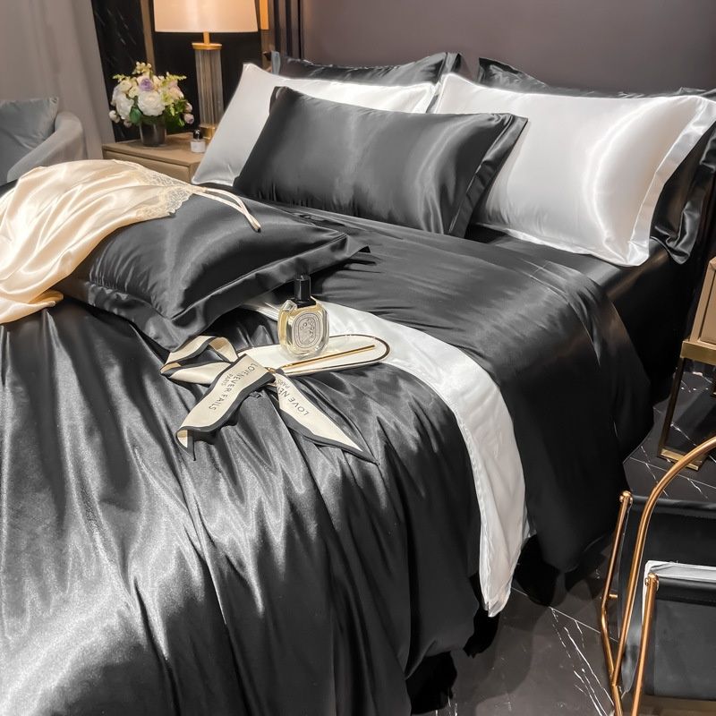 Luxury Silk 4-Piece Bedding Set - Premium Satin Bed Sheets