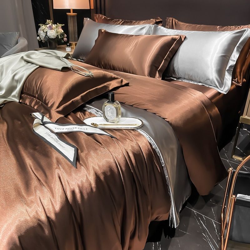 Luxury Silk 4-Piece Bedding Set - Premium Satin Bed Sheets