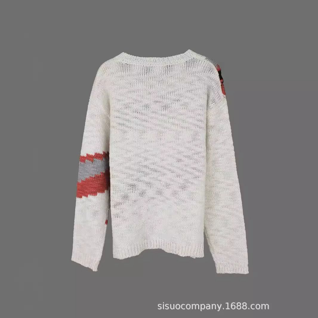 Women's Crew Neck Long Sleeve Sweater - Casual Knit Pullover SSU-00120