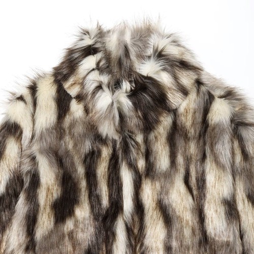 Abrigo de piel sintética - Prenda de abrigo de estilo europeo de moda KUN-00075