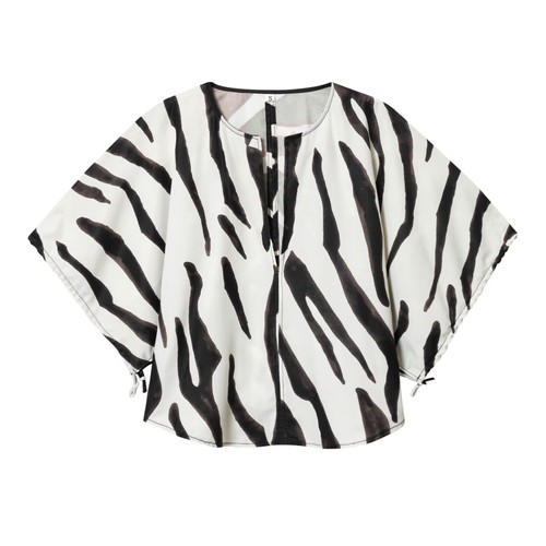 Animal Print Top - Stylish European Style Blouse KUN-00014