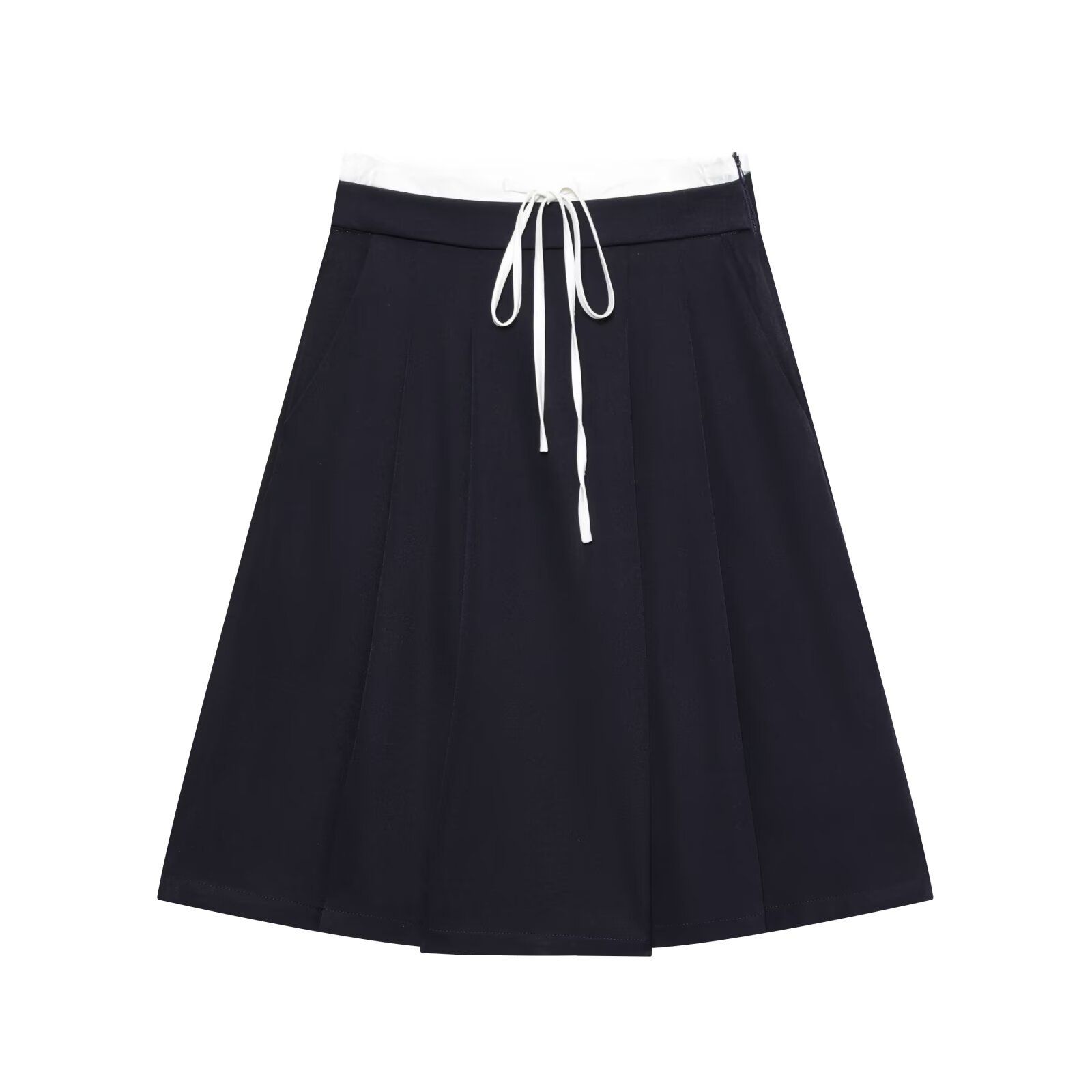 Women's Double Layer Waist Midi Skirt - Stylish & Versatile KUN-00008