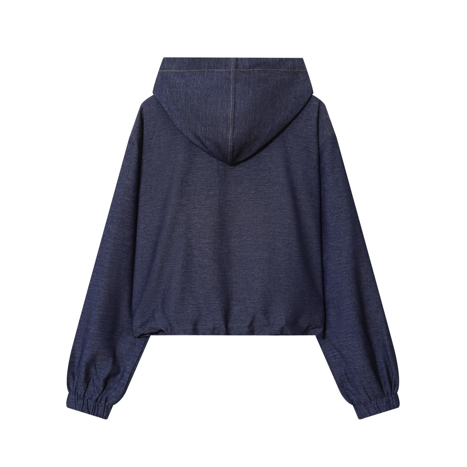 Capuchonbomberjack en wijde broek set - Europese stijl KUN-00085