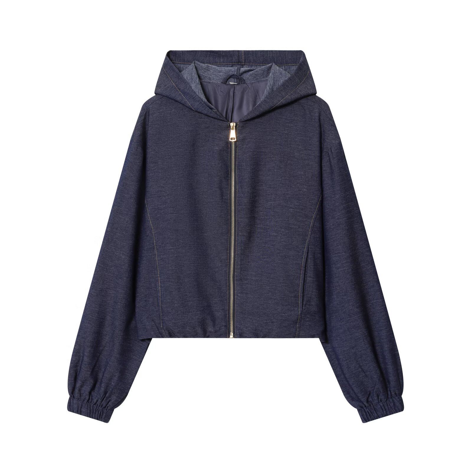 Conjunto de chaqueta bomber con capucha y pantalón ancho - Estilo europeo KUN-00085