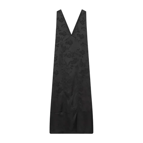Jacquard Midi Dress - Elegant Women's Classic A-Line KUN-00055