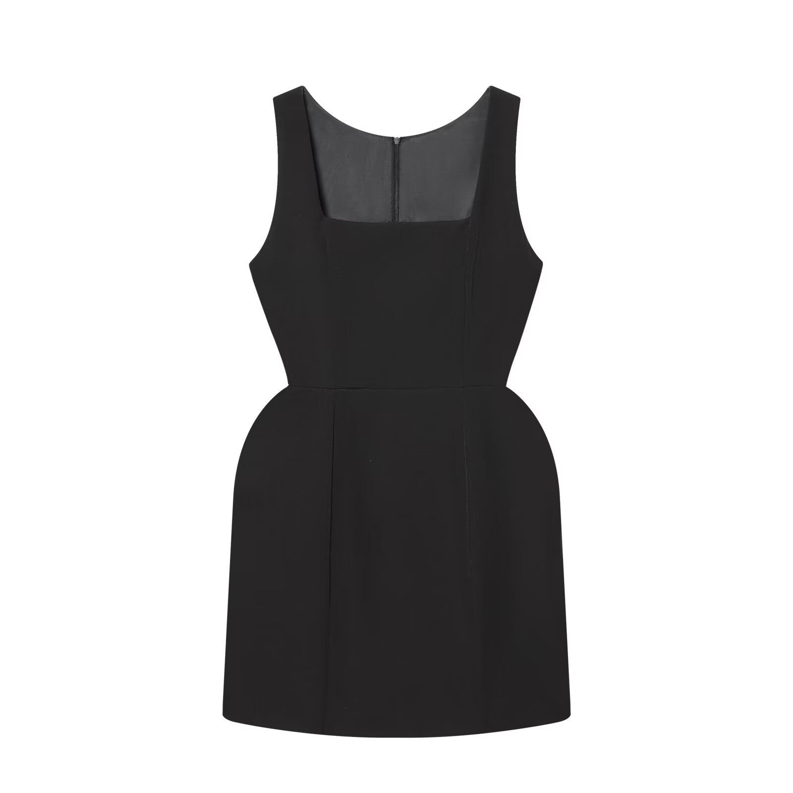 Sleeveless Bodycon Midi Dress Shawl Neck KUN-00101