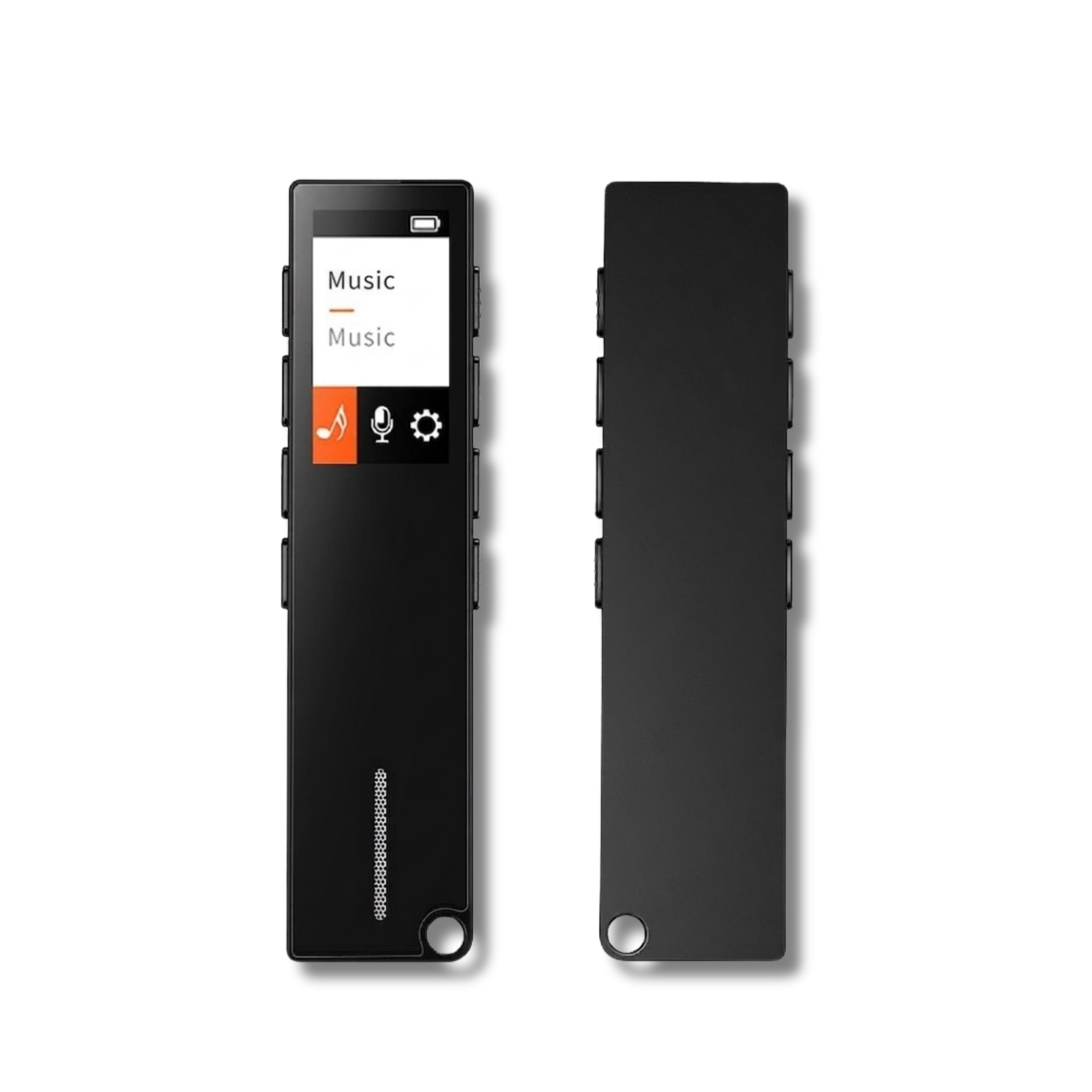 HD Digital Voice Recorder with MP3 Playback, Powerful DSP Chip, True Noise Cancellation, 200m Crystal-Clear Recording, One-Key Operation, N3 Black
