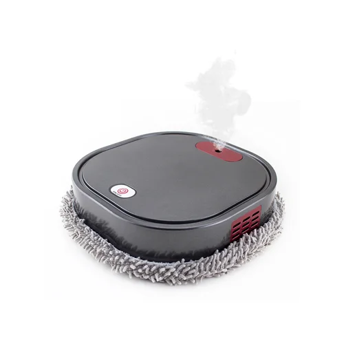 Smart Robot Mop, Auto Floor Cleaner with Humidifying Mist & UV Light Sterilization, Slim 6cm Design, Dry/Wet Mopping, Quiet Operation, 90-Min Battery Life