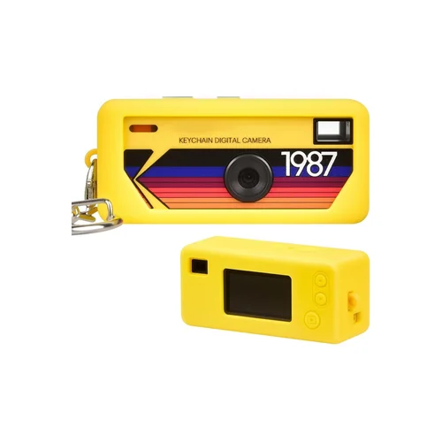 Durable Silicone Protective Case for Keychain Digital Camera, Shockproof, Anti-Scratch, Easy to Clean