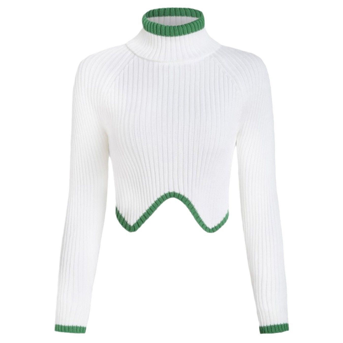 Knit Sweater Long Sleeve Turtleneck Pullover Casual Autumn Winter SSU-00060