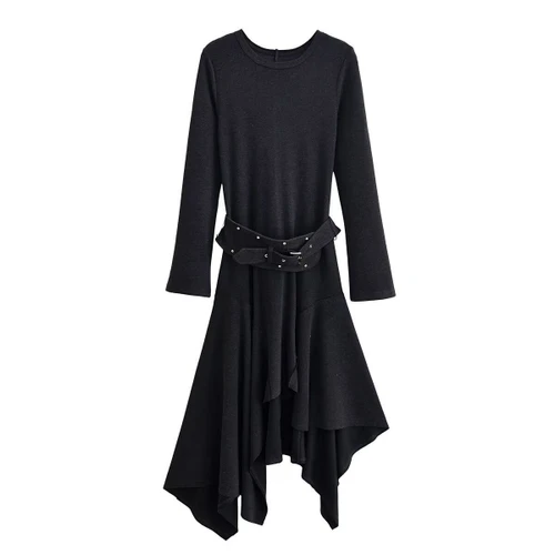 Women's Asymmetrical Casual Dress Chic Fashion KUN-00184
