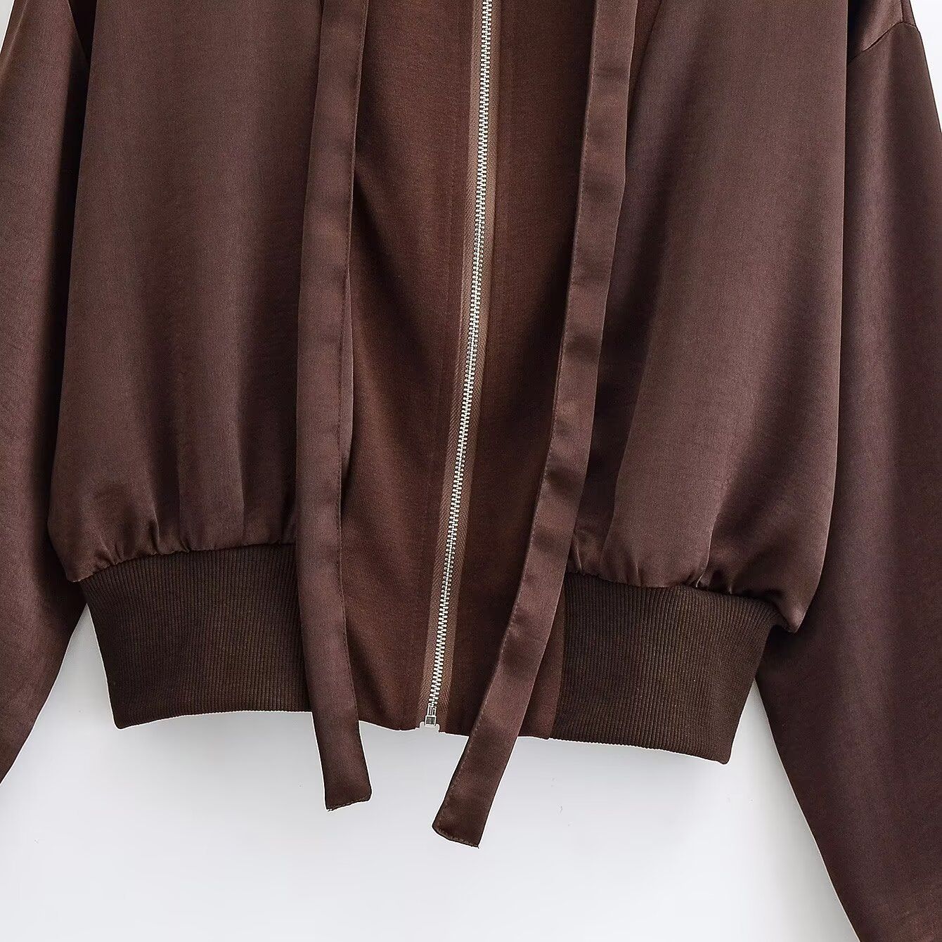 Women's Hooded Patchwork Jacket - Stylish Casual Outerwear KUN-00049