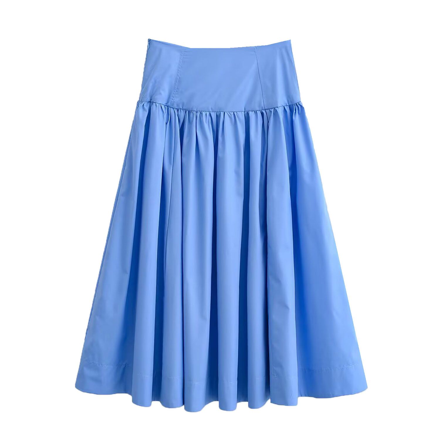 Women's Midi Skirt - Fluffy A-Line Versatile Chic KUN-00025