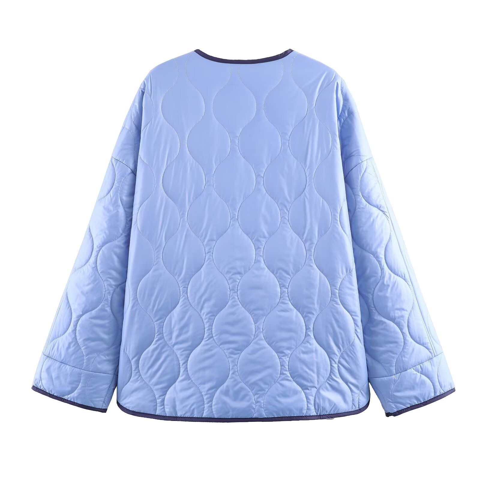 Veste légère en coton, coupe ample, style classique KUN-00019