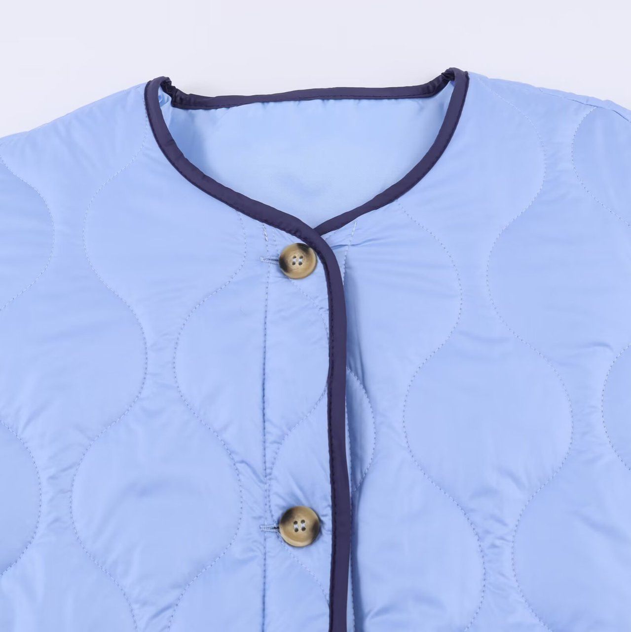 Veste légère en coton, coupe ample, style classique KUN-00019