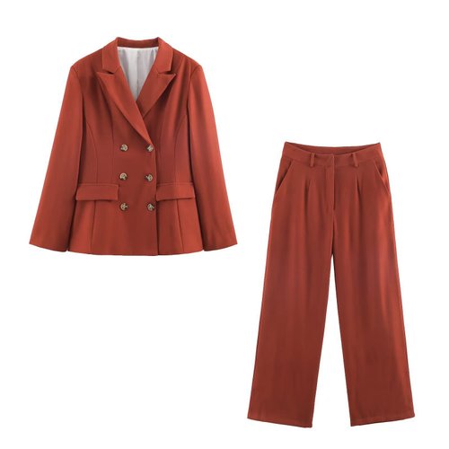 Blazer-Anzugset - Schicker europäischer Ein-Knopf-Blazer KUN-00007