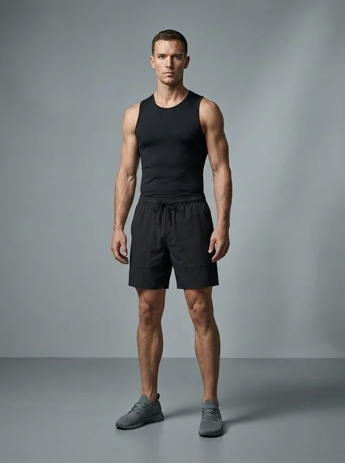 Men's Quick Dry Casual Sports Shorts with Pockets