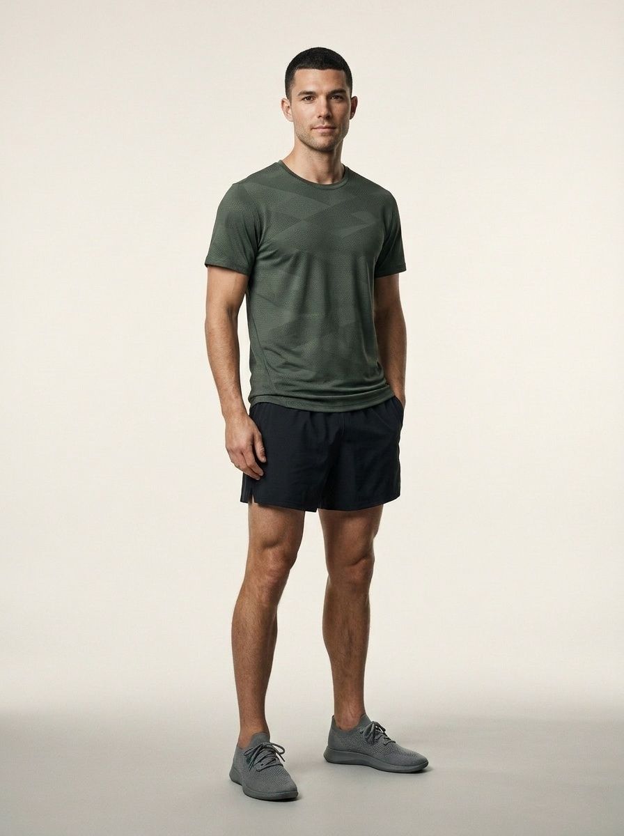 Men's Ice Silk Quick Dry Sports T-Shirt