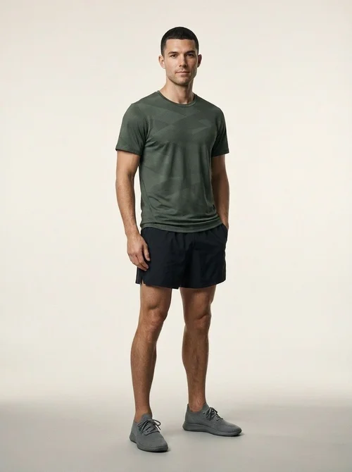 Men's Ice Silk Quick Dry Sports T-Shirt