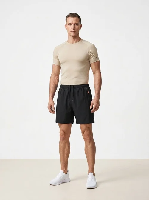 Pantaloncini sportivi da uomo traspiranti - Asciugatura rapida per palestra e corsa