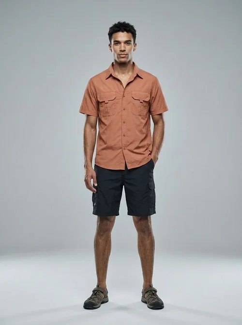 Men's Outdoor Tactical Short Sleeve Slim Fit Shirt