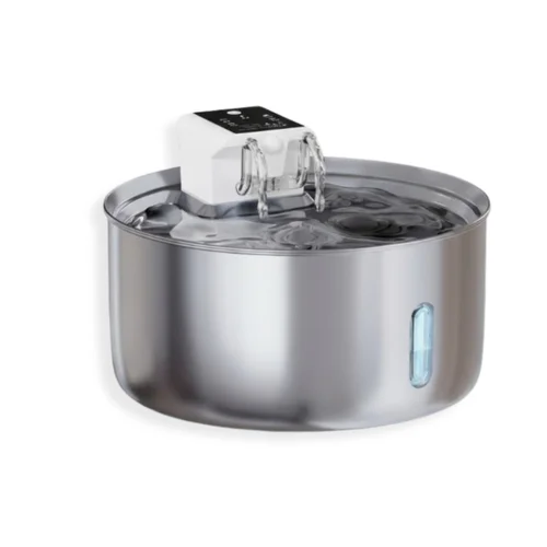 7L Stainless Steel Wireless Pet Water Fountain for Dogs & Cats - Model#FT008