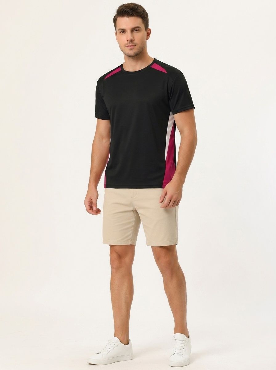 T-shirt sportiva da uomo ad asciugatura rapida e traspirante | Maglietta sportiva