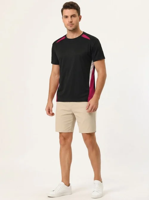 T-shirt sportiva da uomo ad asciugatura rapida e traspirante | Maglietta sportiva