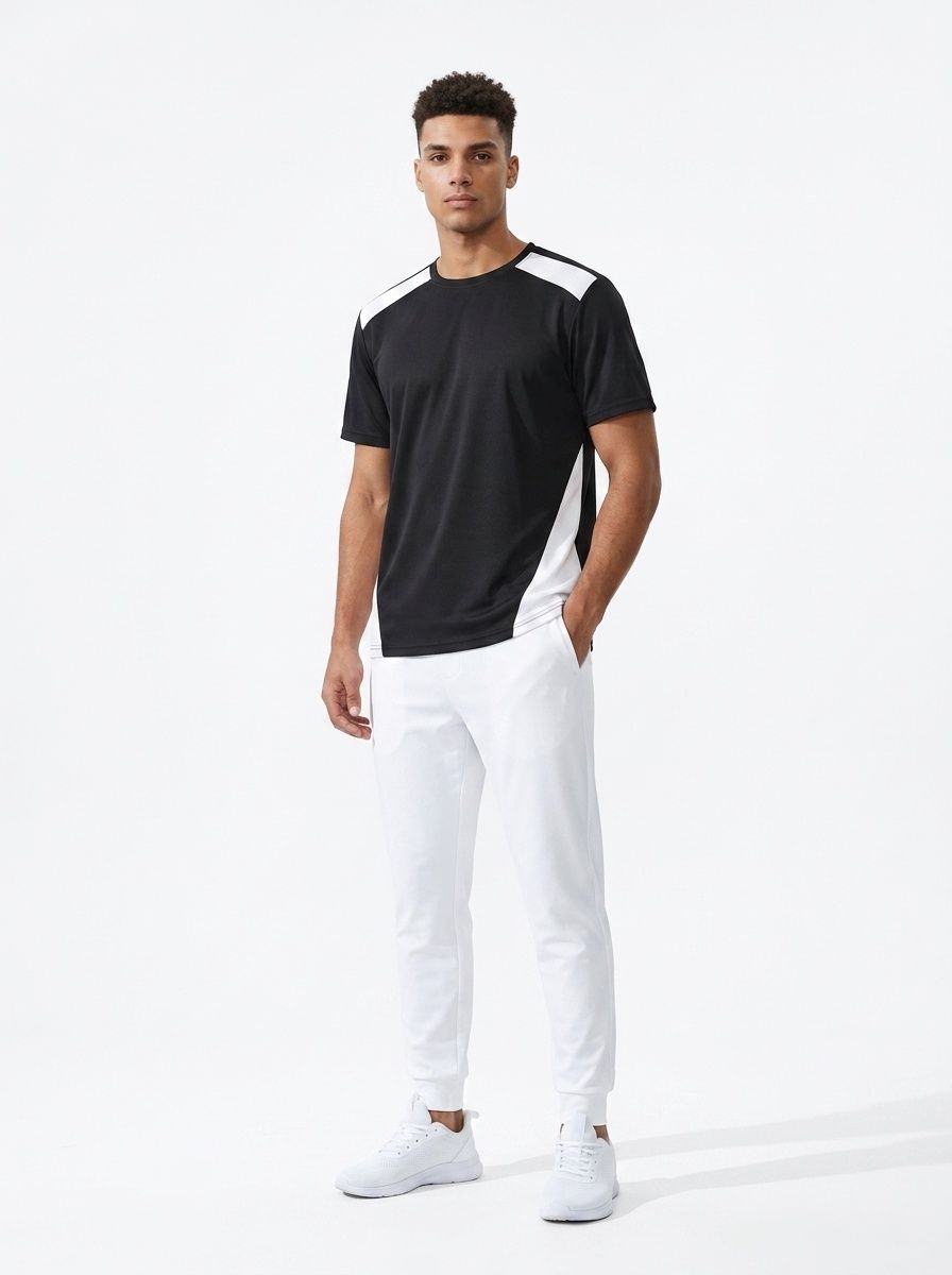 T-shirt sportiva da uomo ad asciugatura rapida - Maglietta sportiva performante