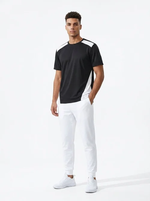 T-shirt sportiva da uomo ad asciugatura rapida - Maglietta sportiva performante