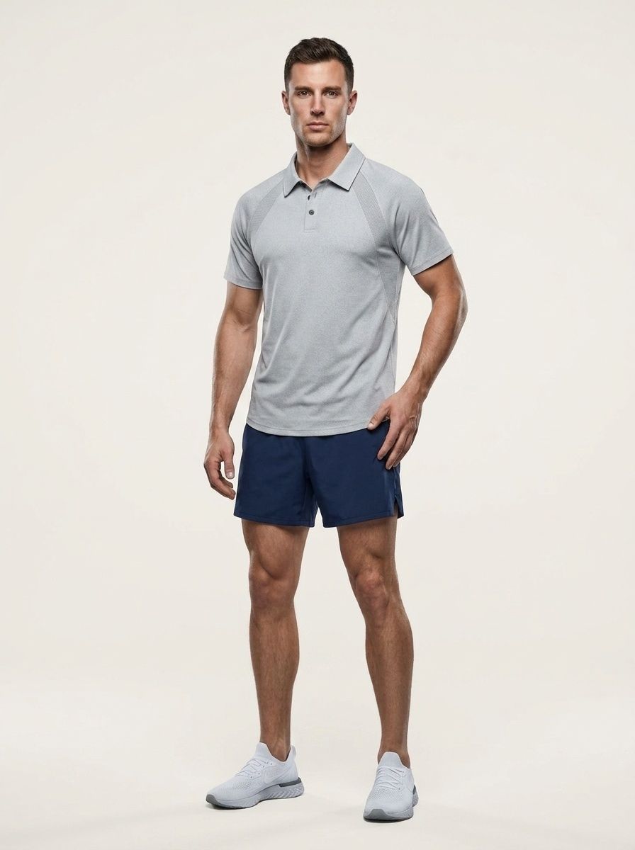 Polo da uomo ad asciugatura rapida e performante - Abbigliamento sportivo traspirante
