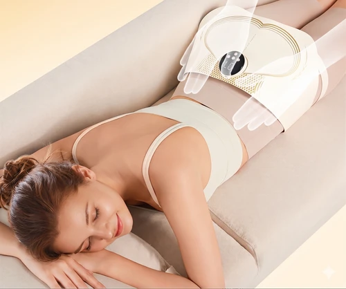 Slimme EMS heup- en bilspiertrainer met warmte- en massagefunctie