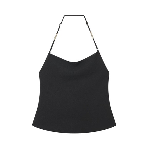 Suéter de punto con mangas abullonadas estilo europeo moderno KUN-00077