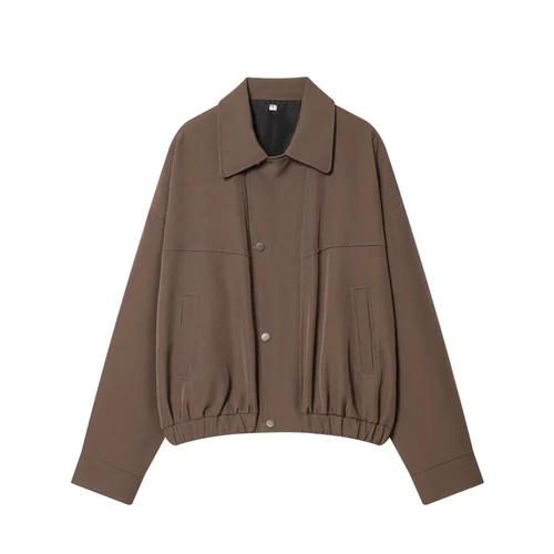 Conjunto de chaqueta y pantalón bomber para mujer - Elegante conjunto con cremallera KUN-00107