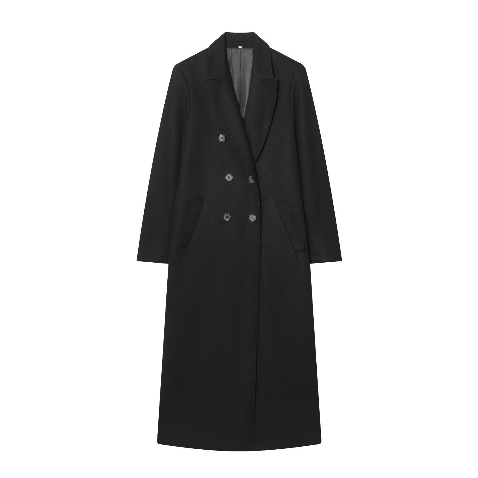 Women's Double-Breasted Long Coat Trench Coat - European Style KUN-00046