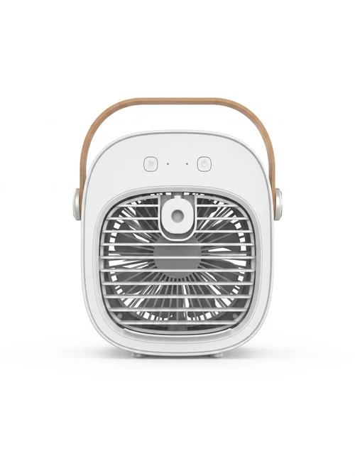 Supercooler Mini-Elektroventilator: Der beste tragbare Tischventilator mit Sprühfunktion