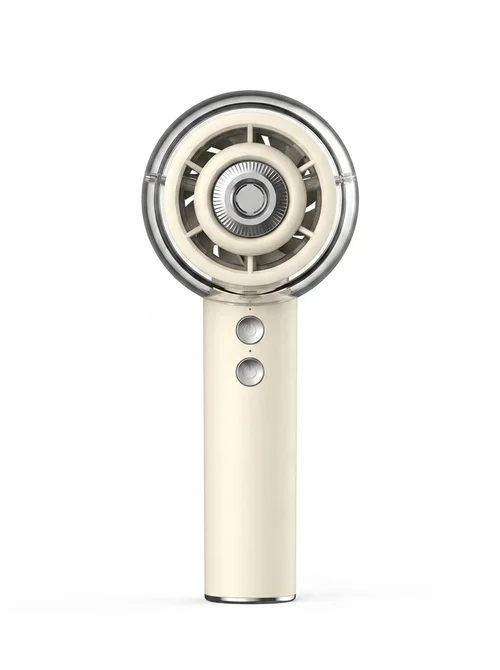 Supercooler Mini-Handventilator in Klimaanlagenform für Hitzewellen