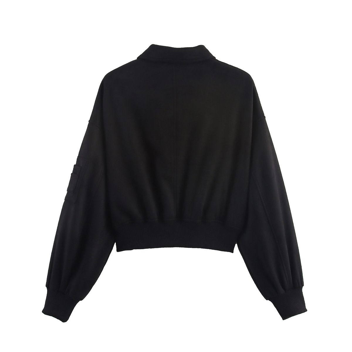 Giacca bomber in pelle scamosciata - Capospalla casual alla moda KUN-00282