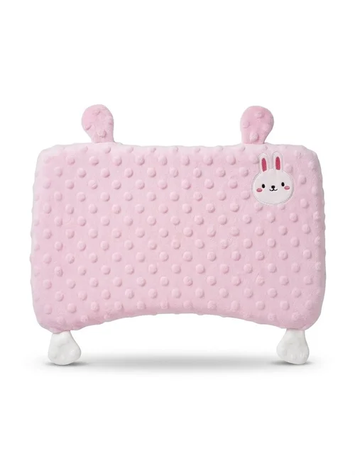 Almohada de espuma viscoelástica para bebés, almohada ergonómica y transpirable para el soporte de la cabeza y el cuello del bebé para dormir.