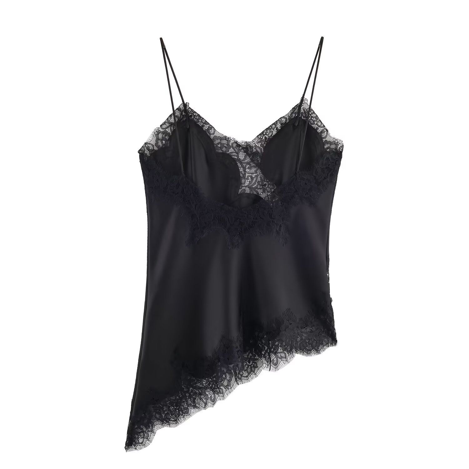 Haut de lingerie bordé de dentelle - Style européen chic KUN-00064