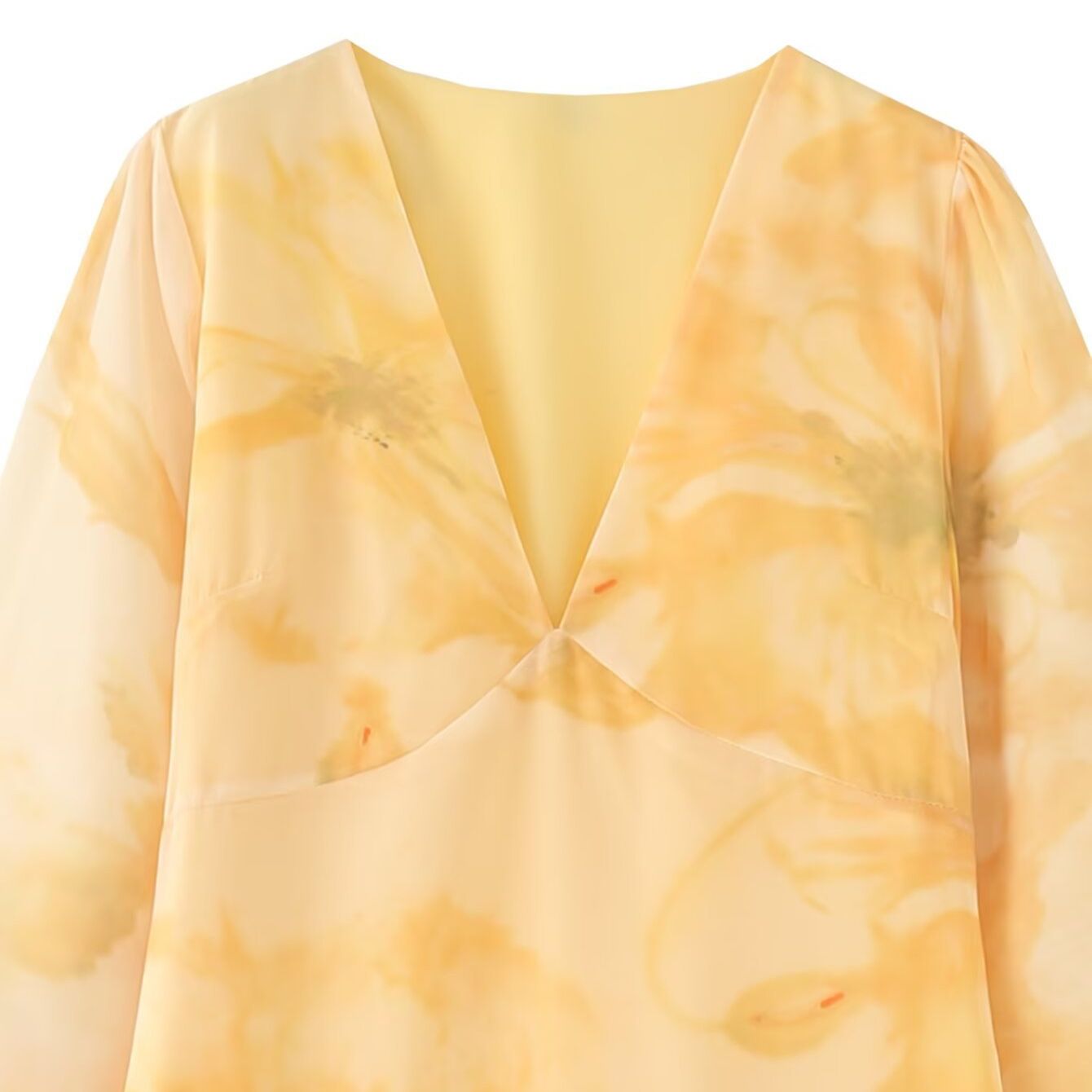 Gonna lunga in chiffon - Abito lungo a balze a strati KUN-00051