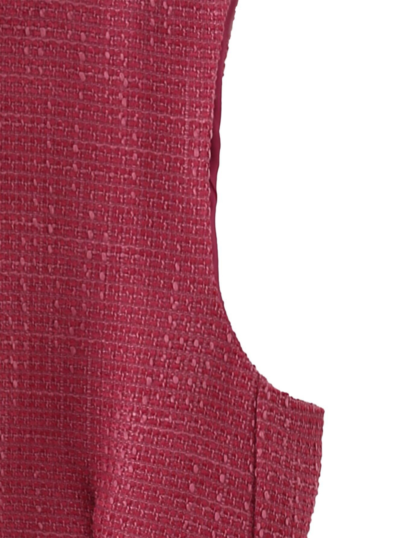 Tweed Women's Jacket with Belt - Stylish European Style KUN-00147