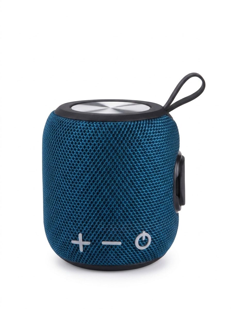 Portable Bluetooth Speaker with IPX6 Waterproof & Carry Strap