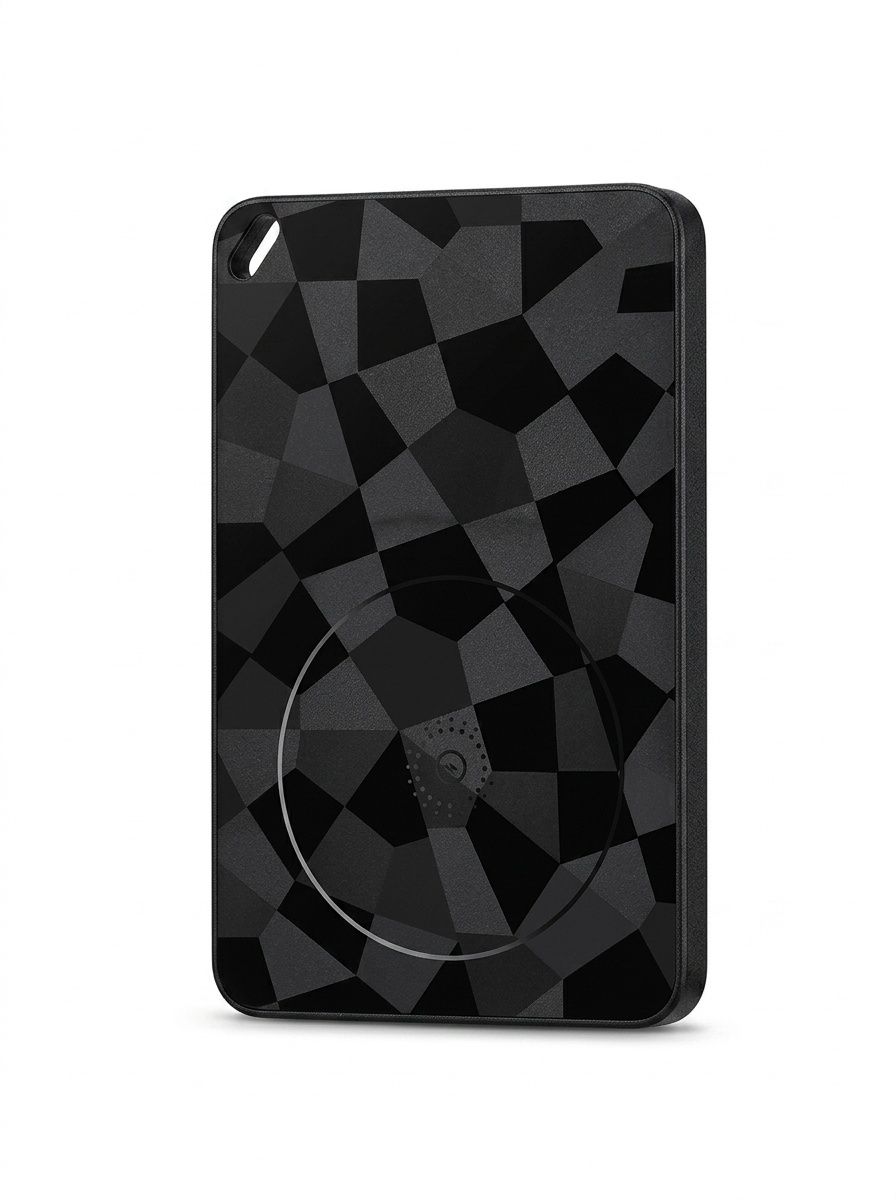 Smart Card Item Tracker for Wallet & Luggage, Compatible with Apple Find My & Android Find Hub, 2.6mm Ultra-Slim, Wireless Charging