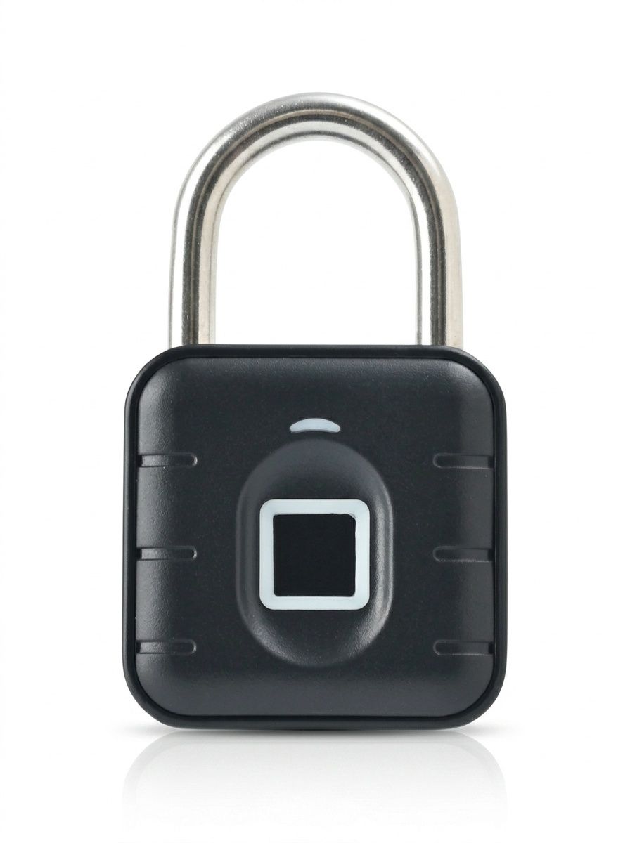 Heavy Duty Smart Fingerprint Padlock, Bluetooth App Unlock, IP67 Waterproof Security Lock with 304 Stainless Steel Shackle, 12-Month Battery Life