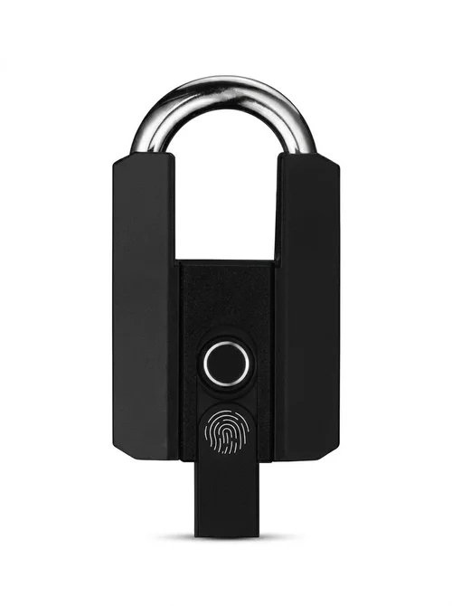 Fast Unlock Smart Fingerprint Padlock, Bluetooth Keyless Security Lock, IP67 Waterproof A3 Steel & Zinc Alloy Body, 0.5s Recognition, 1-Year Standby Battery