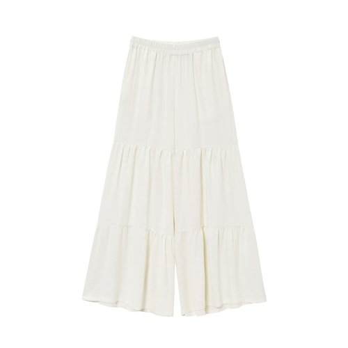 Ärmelloses Top zum Binden & Hose mit weitem Bein Set KUN-00004