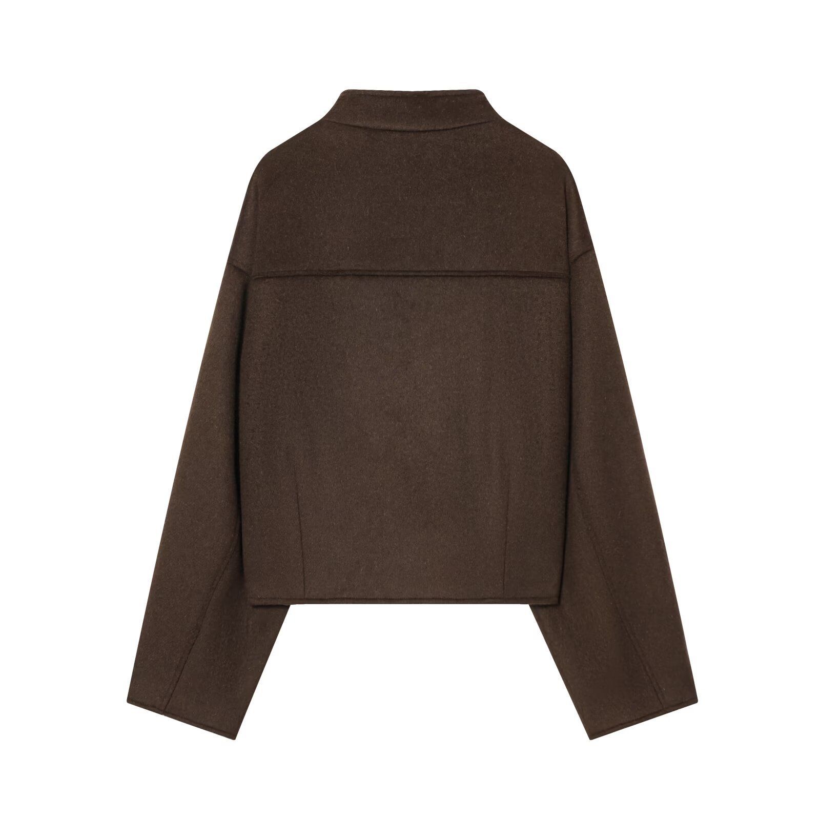Women's Soft Double-Breasted Long Sleeve Jacket KUN-00051