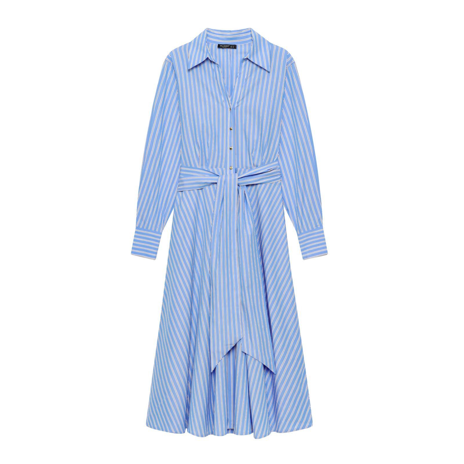 Shirt Dress Casual Chic Midi Dress KUN-00019